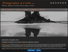 Tablet Screenshot of fotografiaycielo.com